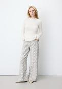 Grace &amp; Mila Knitted Blouse, Cream image