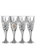 Galway Crystal Inisheer Champagne Flutes, Set of 4 image