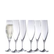 Galway Crystal Tivoli Champagne Prosecco Glasses, Set of 6 image