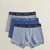 Gant 3 Pack Striped Trunks, Blue Multi image