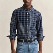Gant Checked Archive Poplin Shirt, Indigo Multi image