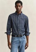 Gant Checked Archive Poplin Shirt, Indigo Multi image