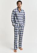 Gant Checked Flannel Pyjama Set, Blue image