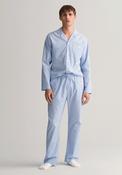 Gant Checked Pyjama Set, Capri Blue image