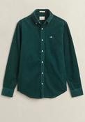 Gant Corduroy Shirt, Dark Emerald Green image