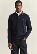 Gant Cord Collar Heavy Rugby Shirt, Navy image