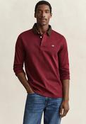 Gant Cord Collar Heavy Rugby Shirt, Deep Grape Wine image