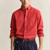 Gant Garment Dyed Twill Shirt, Maple Fire Red