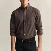 Gant Garment Dyed Twill Shirt, Shadow Brown