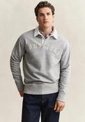 Gant Heather Rugby Shirt, Grey Melange image