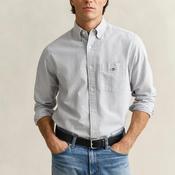 Gant Oxford Banker Stripe Shirt, Persian Blue