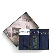 Gant 3-Pack Paisley Print Trunks Gift Set, Navy image