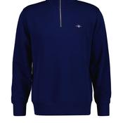 Gant Sheild Half Zip Sweatshirt, Rich Navy