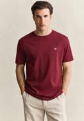 Gant Shield Crew Neck T-Shirt, Deep Grape Wine image