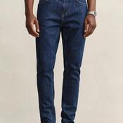 Gant Slim Fit Clean Wash Jeans, Mid Blue