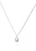 Garret Mallon Embrace Heart Pendant Necklace, Silver image