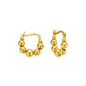 ChloBo Inner Aura Hoop Earrings, Gold image