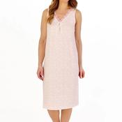 Gaspe Leopard Print Sleeveless Nightdress, Pink image