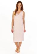 Gaspe Leopard Print Sleeveless Nightdress, Pink image