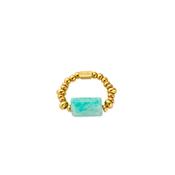 ChloBo Balance Spirit Stone Stretch Ring, Gold