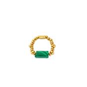 ChloBo Protection Stone Stretch Ring, Gold