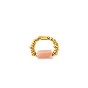 ChloBo Love Spirit Stone Stretch Ring, Gold