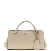 Guess Audrey Small Satchel Bag, Light Taupe image