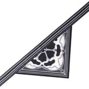 Guess Peony Logo Bandeau Scarf, Black