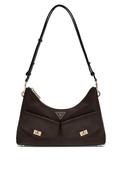 Guess Blake Double Pocket Small Shoulder Bag, Brown image