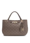 Guess Carmella Medium Girlfriend Grab Bag, Taupe image