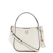Guess Coleen Small Satchel Bag, Off White image