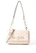 Guess Frances Quilted Shoulder Bag, Cream image
