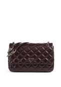 Guess Juliet Quilted Shoulder Bag, Burgundy image
