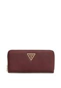 Guess Laurel SLG Large Zip Around Wallet, Burgundy image
