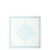 Guess Marina Peony Printed Scarf, Blue image