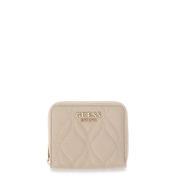Guess Maxine SLG Small Zip Around Wallet, Taupe image