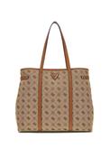 Guess Neda 4G Peony Large Tote Bag, Brown image