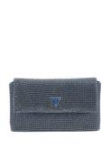 Guess Zalina Rhinestone Encrusted Envelope Clutch Bag, Blue image