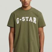 G-Star Raw Felt Logo T-Shirt, Olive Green