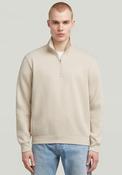 G-Star Raw Premium Core Half Zip Sweatshirt, Ecru image