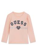 Guess Mini Girl Long Sleeve Top, Pink image