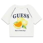 Guess Older Girl Fruit Short Sleeve Tee, White