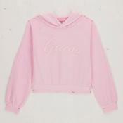 Guess Older Girl Long Sleeve Hoodie, Pink
