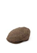 Hanna Hats Vintage Fleck Tweed Cap, Brown image