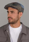 Hanna Hats Vintage Patchwork Tweed Cap, Multi image