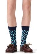 Happy Socks Sardine Socks, Navy Multi image