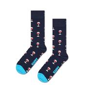 Happy Socks Glass of Wine Socks, Navy