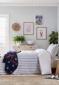 Helena Springfield Elwood Stripe Duvet Cover Set, Blue Multi image