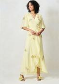 Hope &amp; Ivy Joy Embellished Wrap Dress, Yellow image