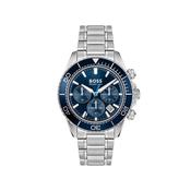 Hugo Boss Men’s Sealiner Chronograph Watch, Silver &amp; Blue image